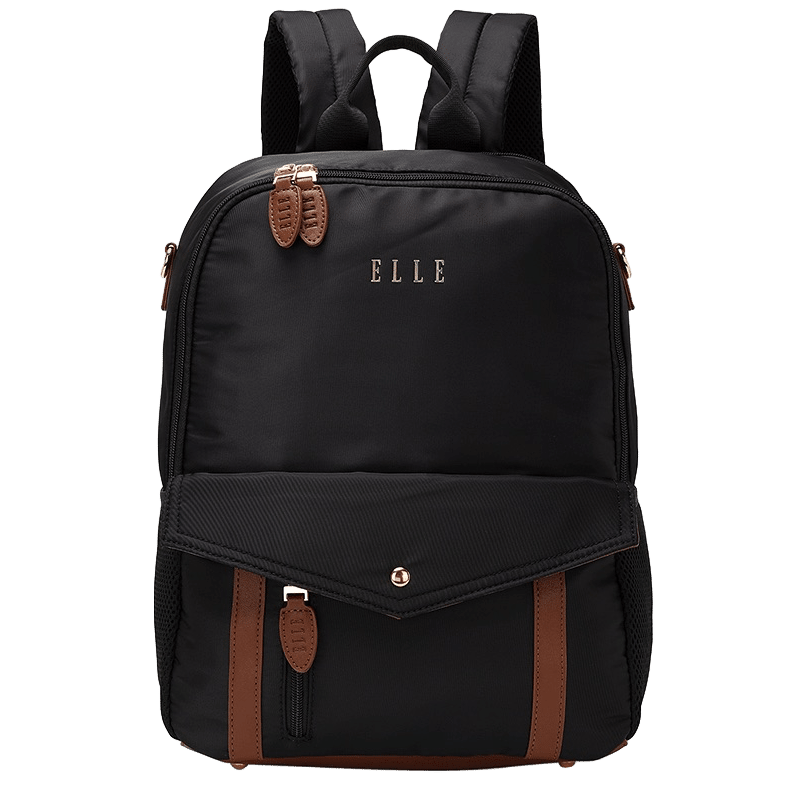 Luxe Journey Twill and Vegan Leather Backpack