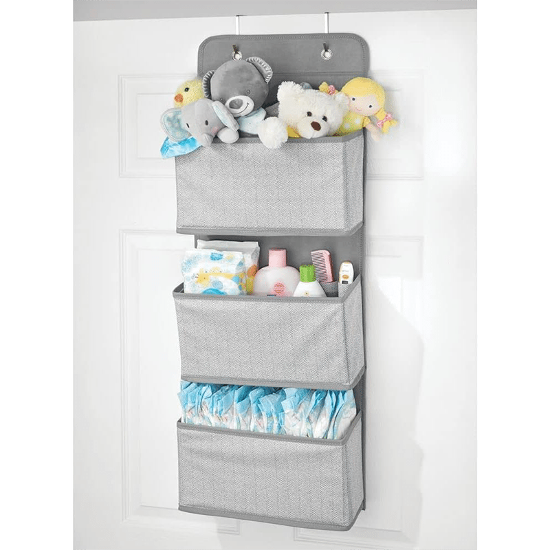 3 Pocket Fabric Hanging Organizer