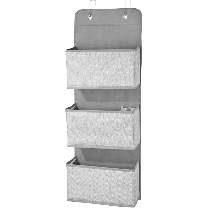 3 Pocket Fabric Hanging Organizer
