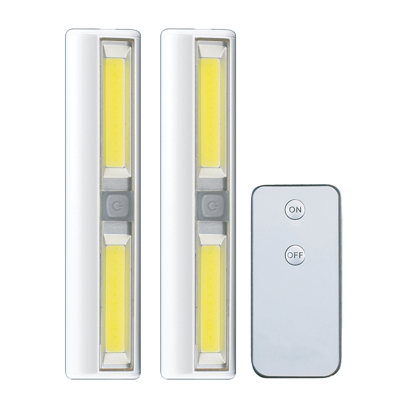 Wireless LED Light Bar with Remote (2 Pack)