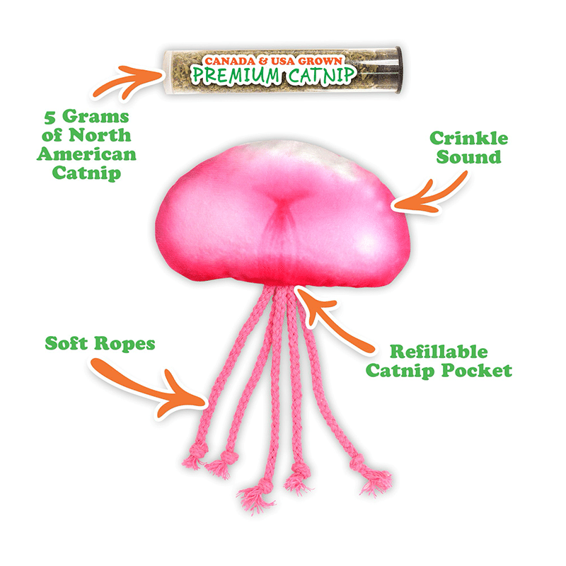 Get Floated Jellyfish Refillable Cat Toy