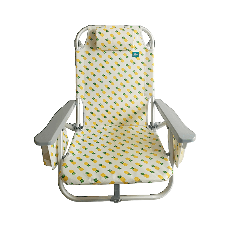 Backpack Aluminum Beach Chair with Detachable Cooler Bag