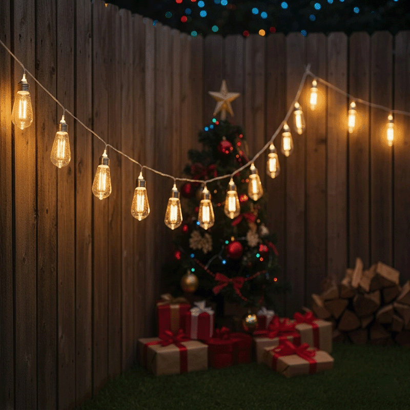 10 Bulb Indoor/Outdoor String Lights