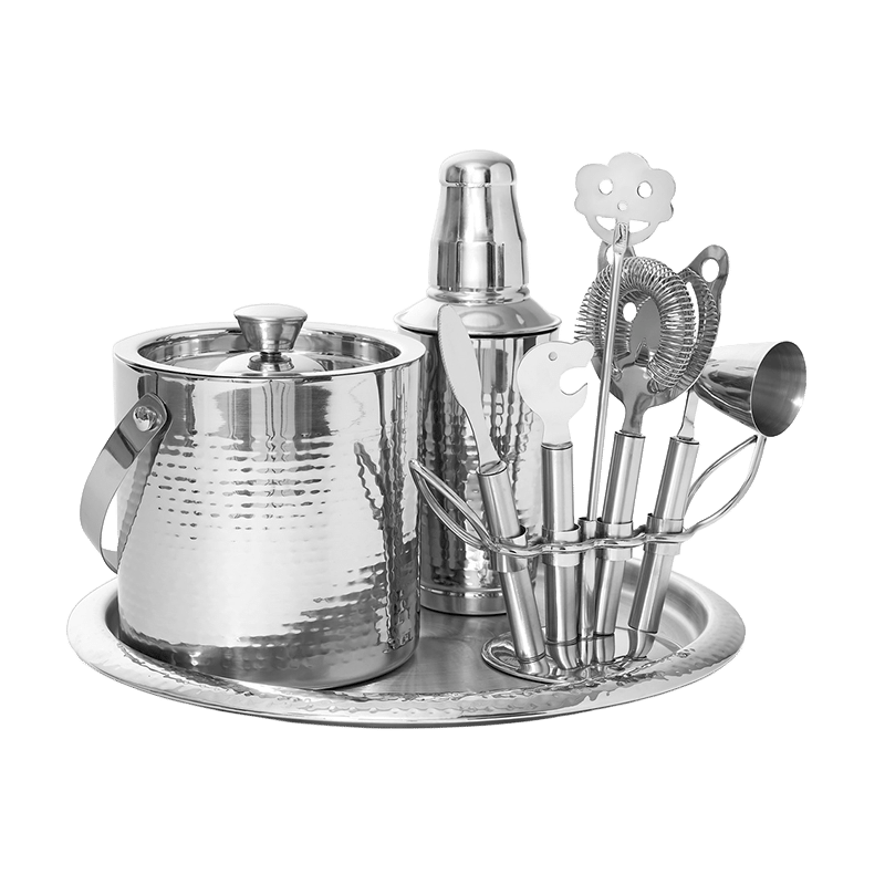 Hammered Bar Set