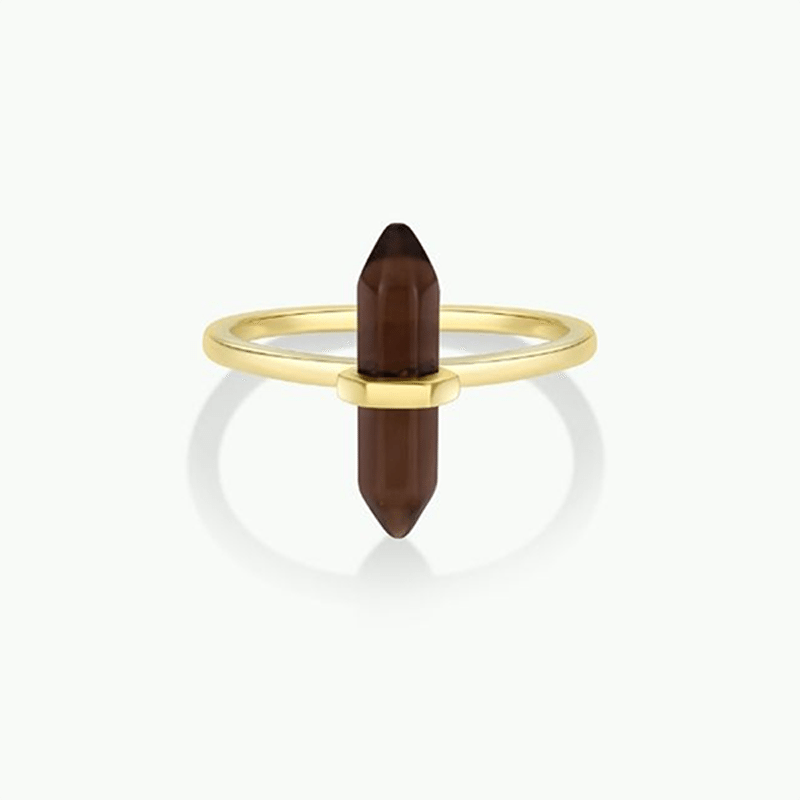 14K Gold Plated Point Ring