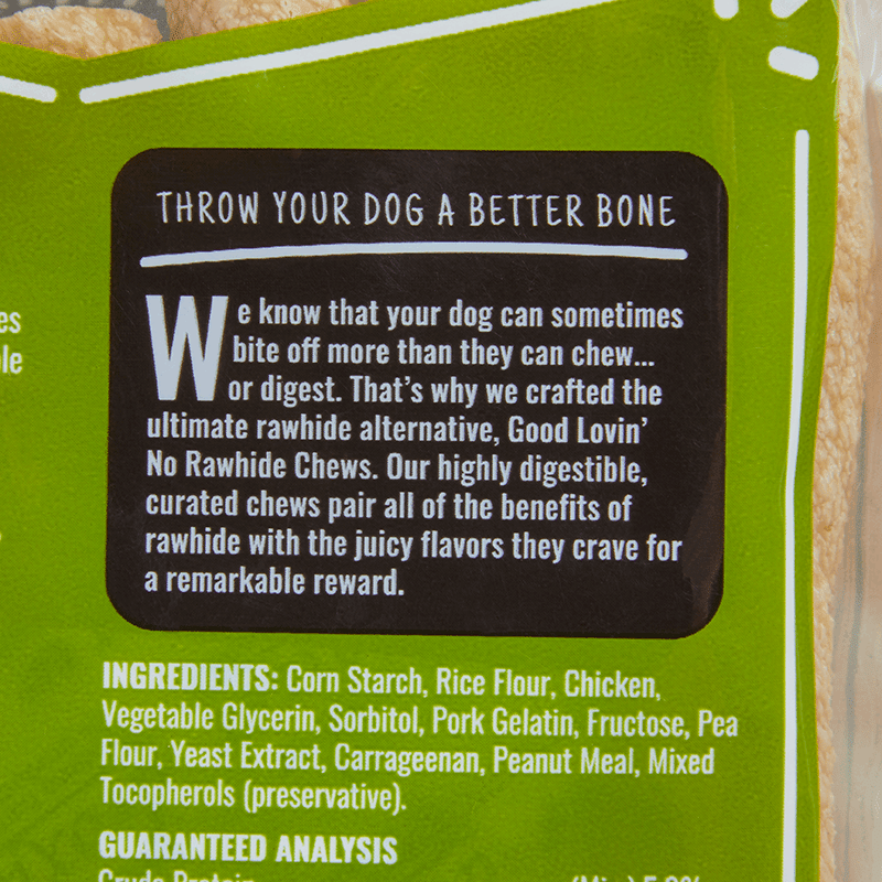 Peanut Butter-Flavored Chewy Twists No-Rawhide Dog Chews