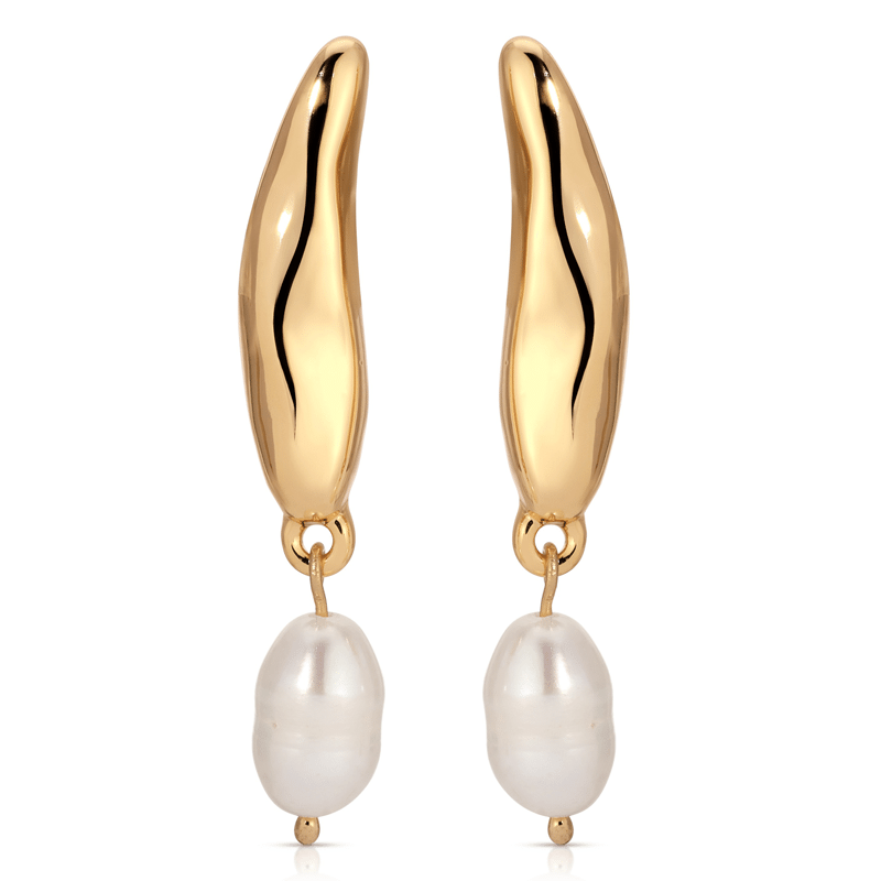 Liquid Luxe Pearl Earrings