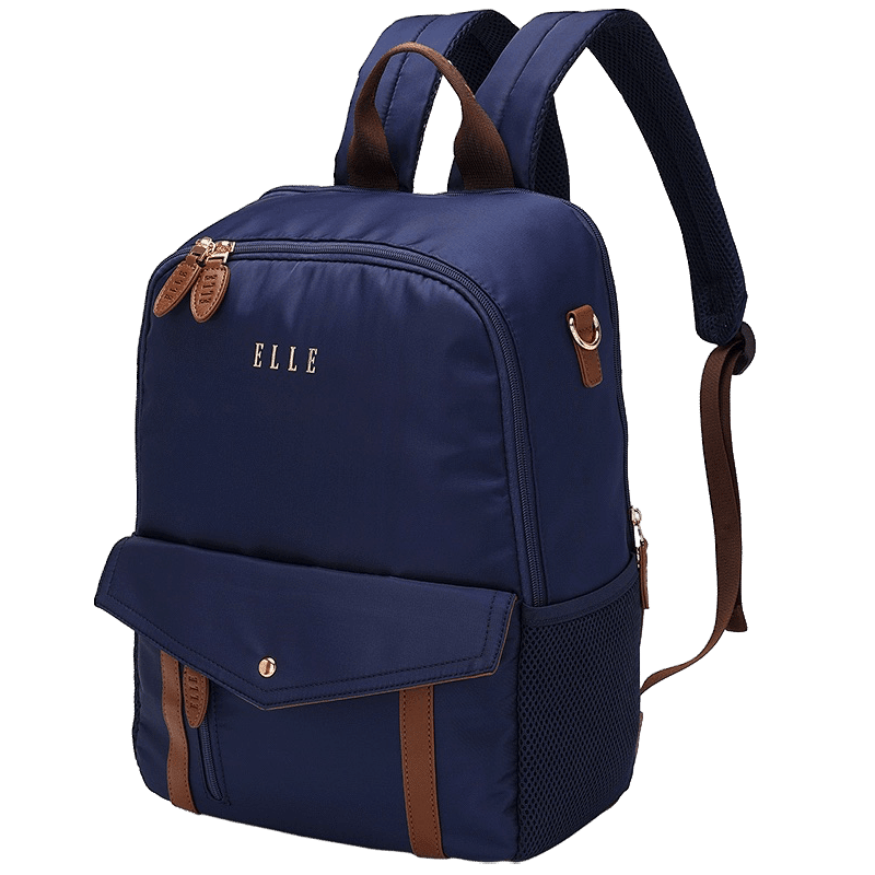 Luxe Journey Twill and Vegan Leather Backpack