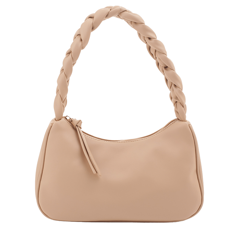 Nora Braided Handle Shoulder Bag