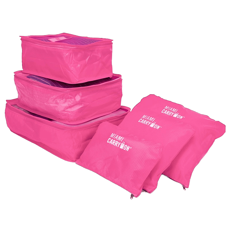 Travelers 6 Piece Packing Cube Set