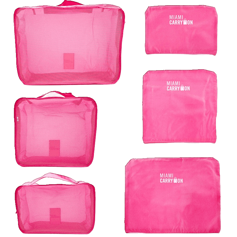 Travelers 6 Piece Packing Cube Set