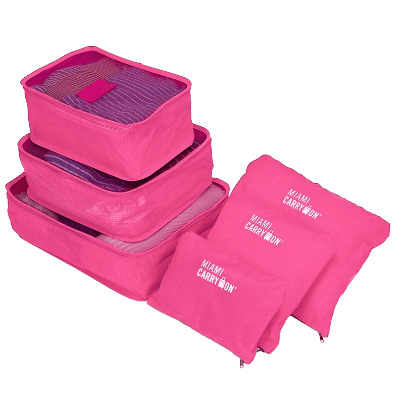 Travelers 6 Piece Packing Cube Set