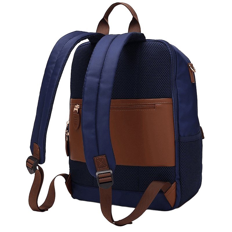 Luxe Journey Twill and Vegan Leather Backpack