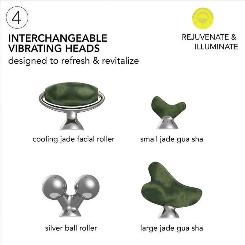 Jade Vibe Electric Roller Kit with 4 Attachments