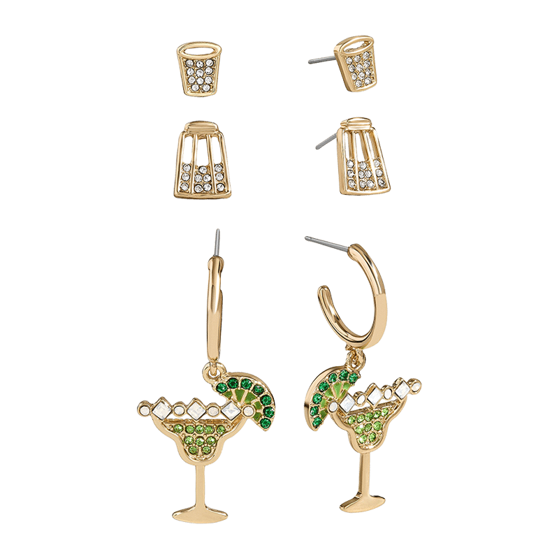 Tropical Drinks Earring Set
