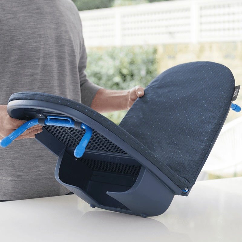 Pocket Plus Folding Ironing Board (Black/Blue)