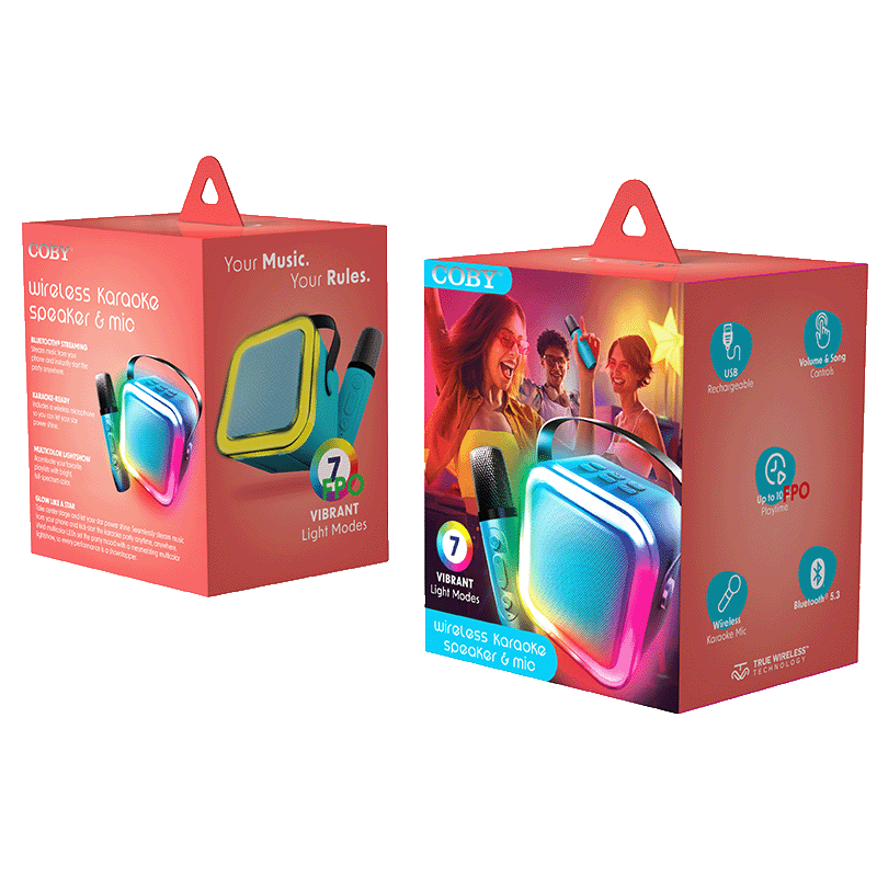 Compact Karaoke Speaker with Mic