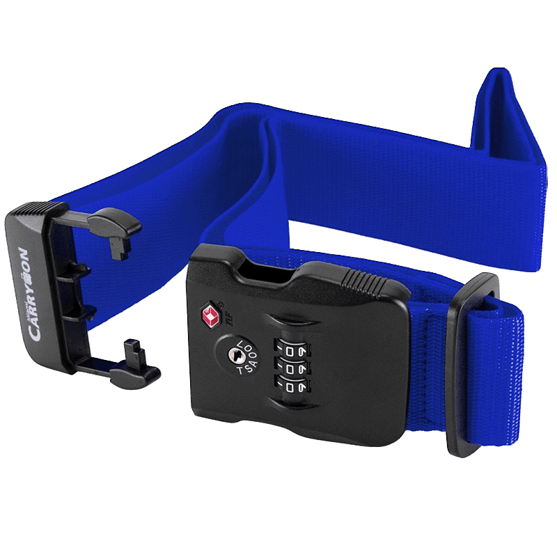 Luggage Strap with Built-in TSA Combination Lock