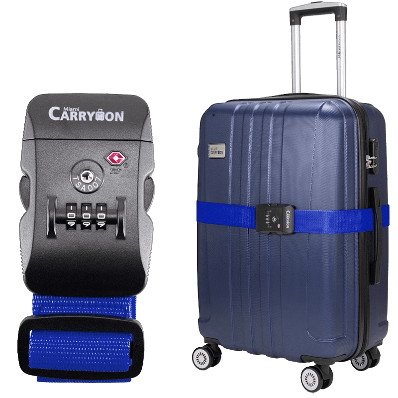 Luggage Strap with Built-in TSA Combination Lock