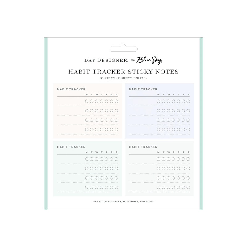 Habit Tracker Sticky Notes