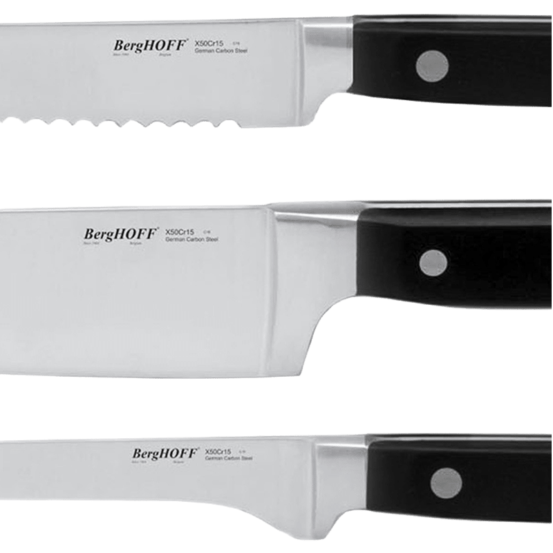 5 Piece Contempo Stainless Steel Knife Set