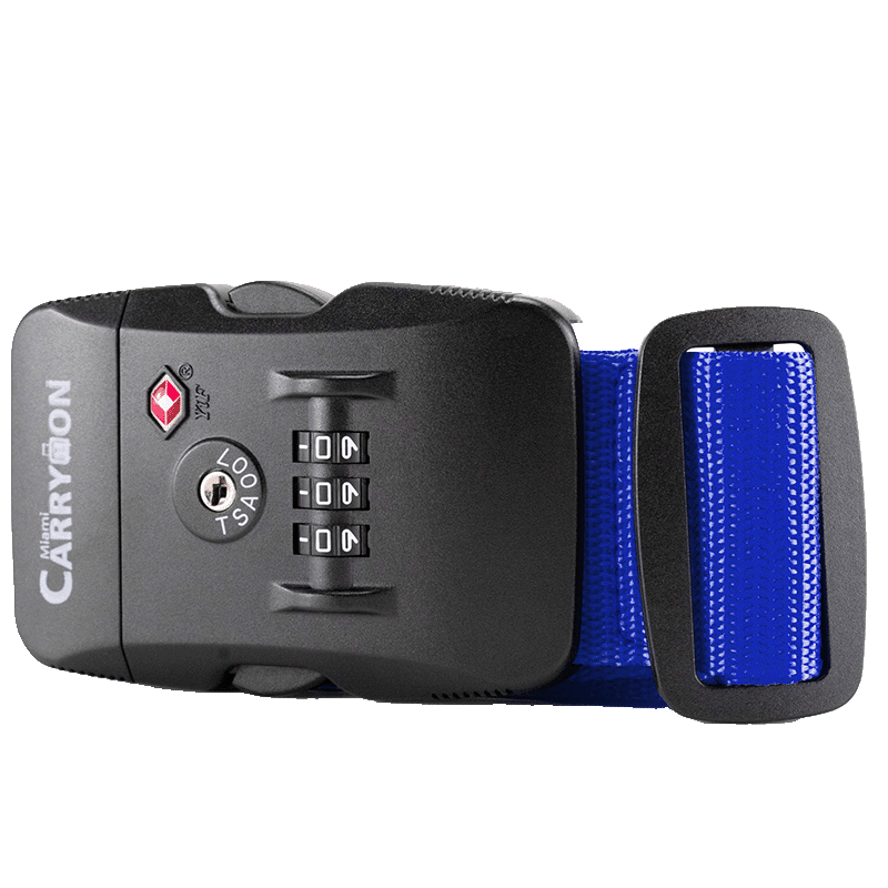 Luggage Strap with Built-in TSA Combination Lock