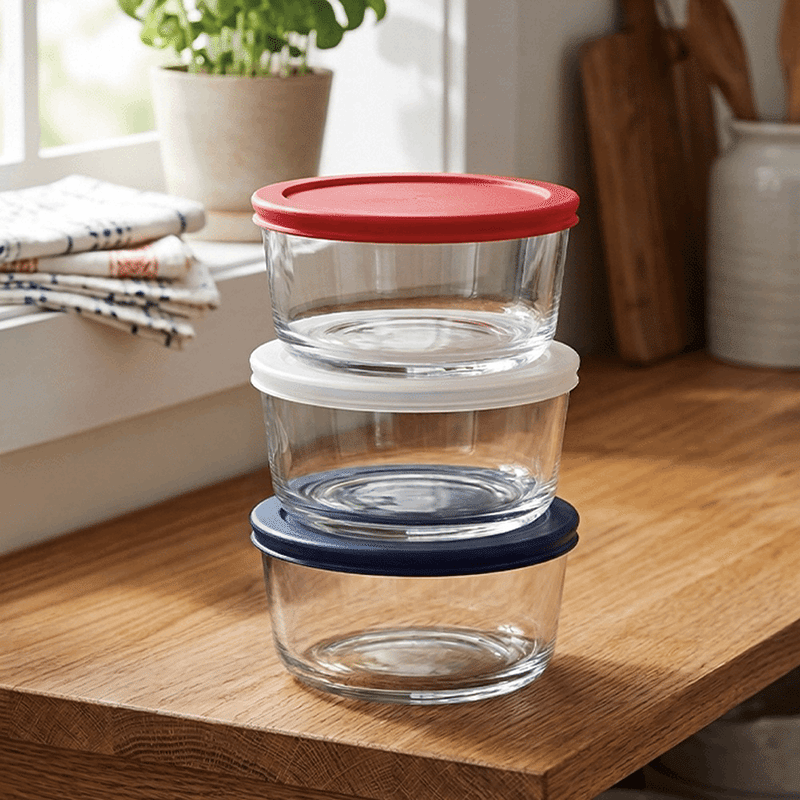 Red White Blue 6PC 16oz Round Set