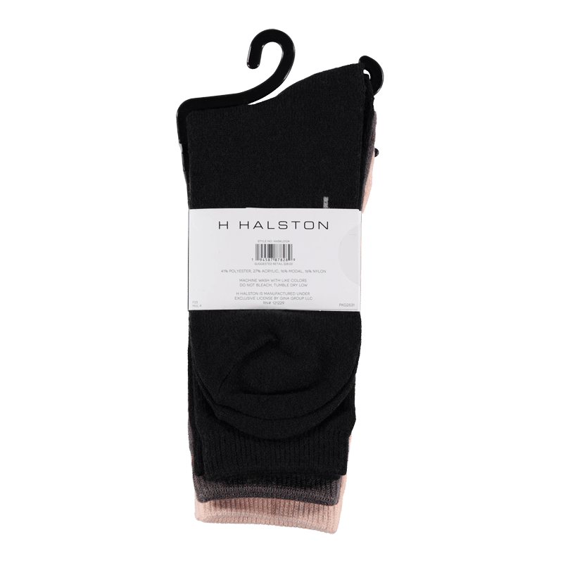 3PK Lad Crew Modal Solid