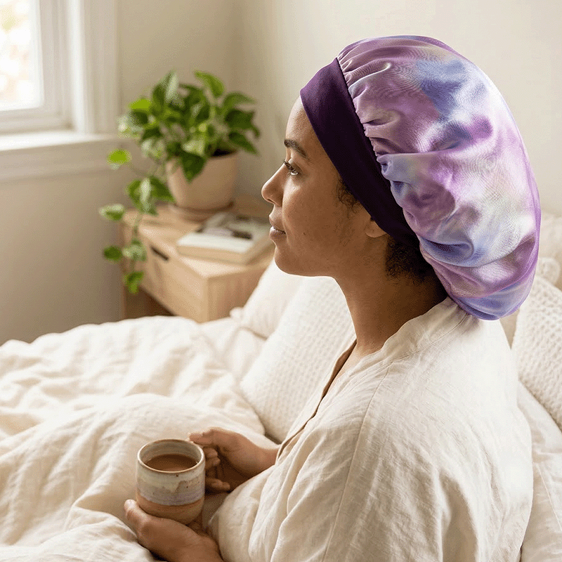 Silky Satin Hair Cap Bonnet