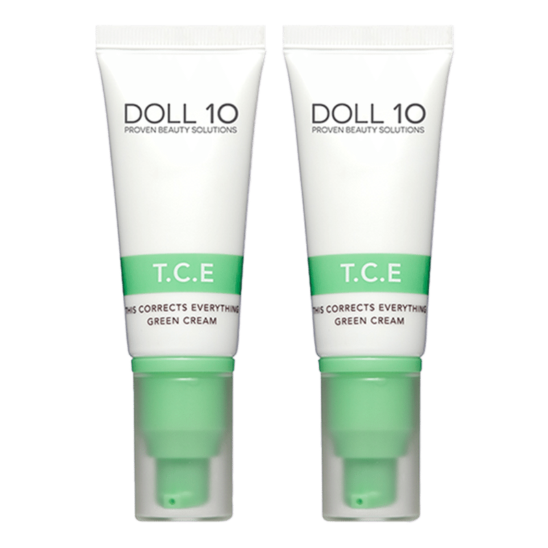 TCE Color Correcting Green Cream Duo