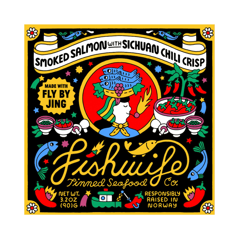 Smoked Salmon with Sichuan Chili Crisp