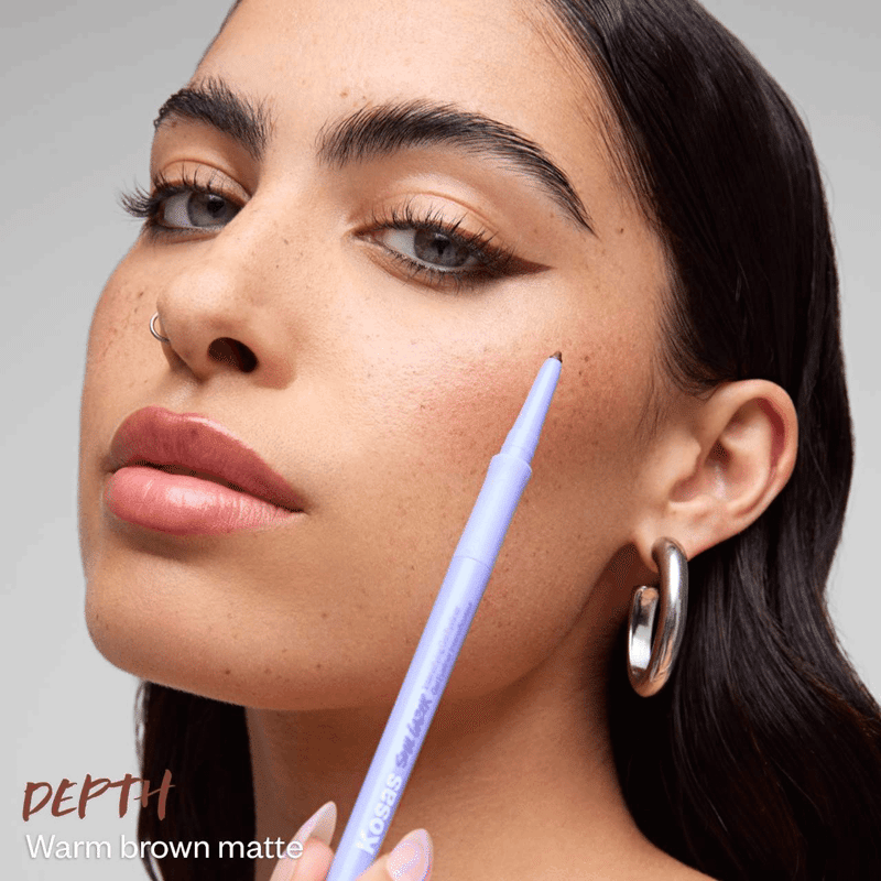 Soulgazer Eyeliner - Depth (Warm Brown Matte)