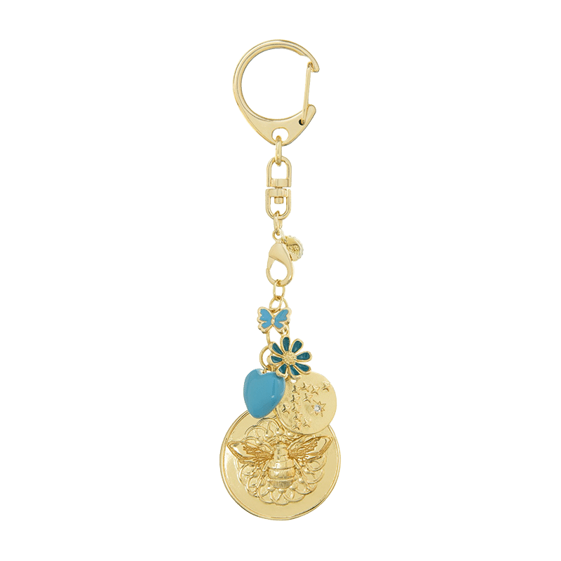 Bee Disc Handbag Charm