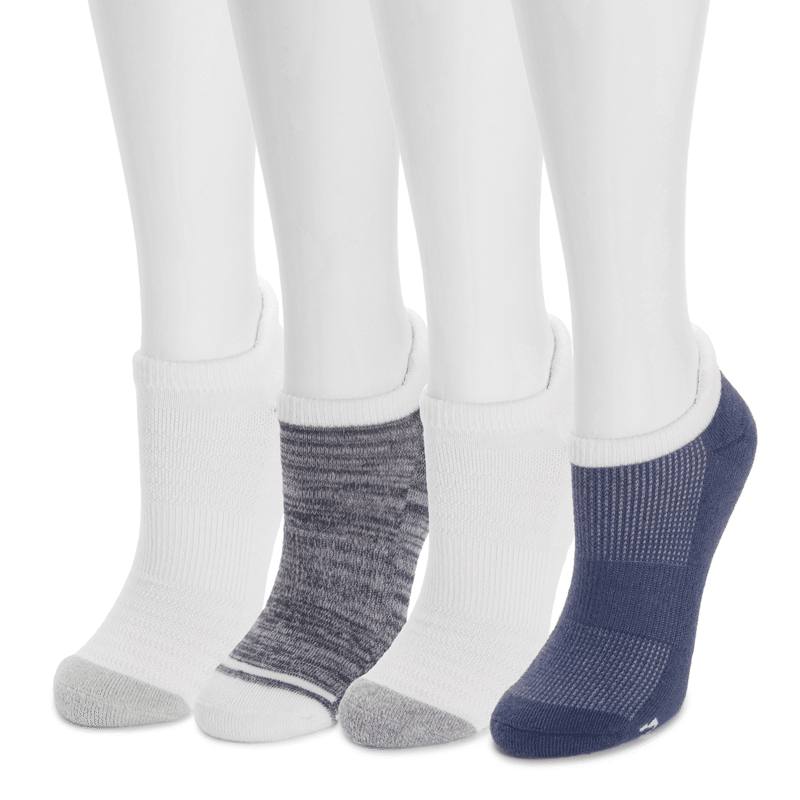 Dream Step Sporty Low Cut Ankle Sock (4 Pack)