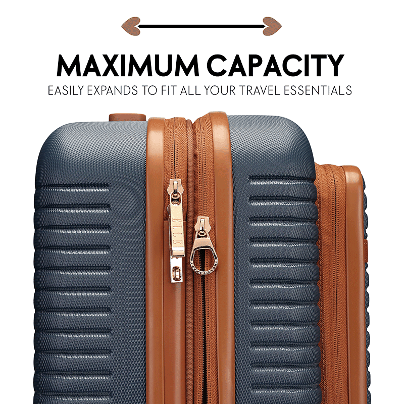 Escape Expandable Carry-on Suitcase with Front Laptop Pocket