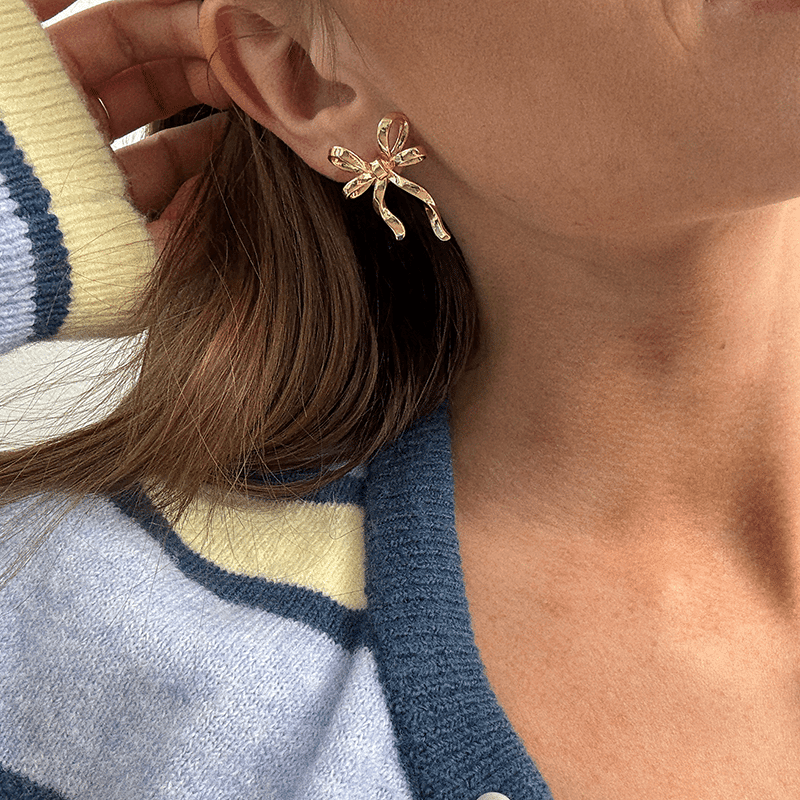 Bow Stud Earrings
