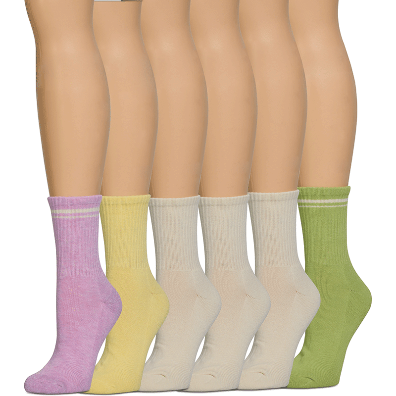 6PK LD HF Cush Crew Varsity