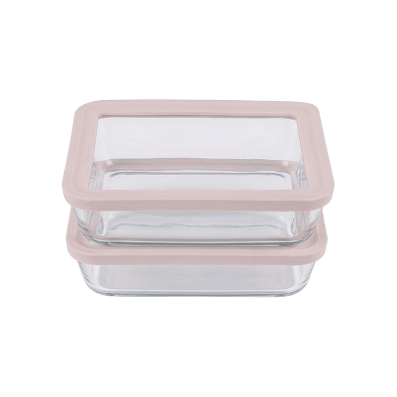 Pink 4pc 48oz Rectangle Set