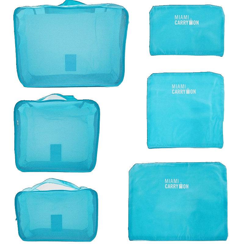 Travelers 6 Piece Packing Cube Set