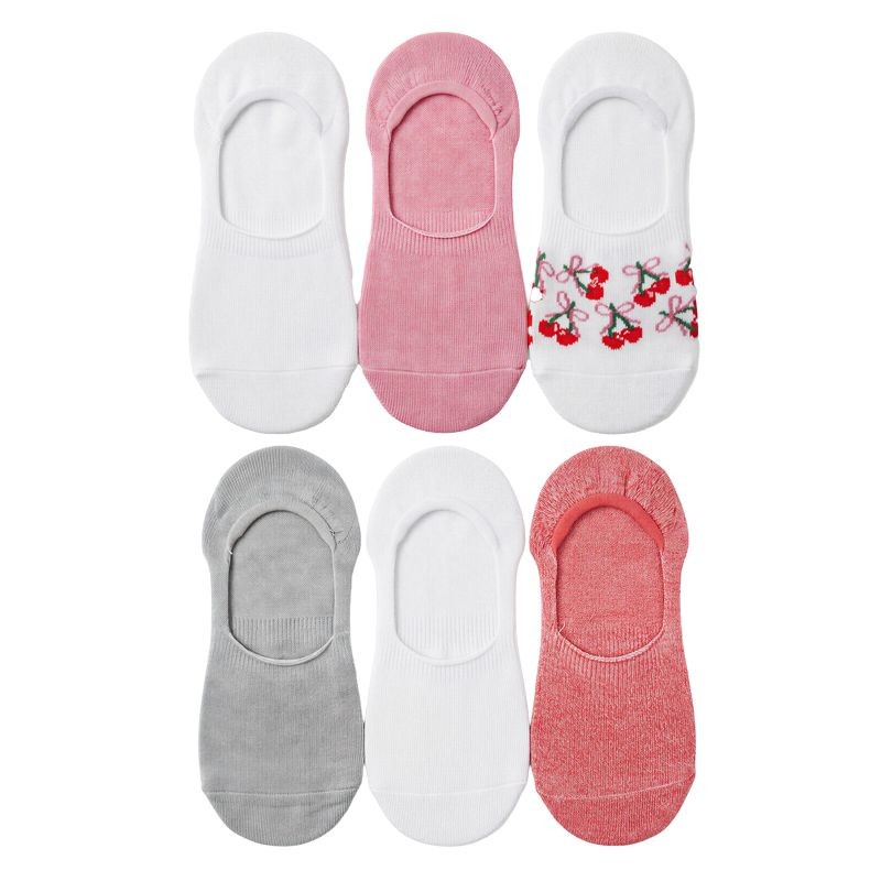 Ladies 6Pk Sneaker Liners