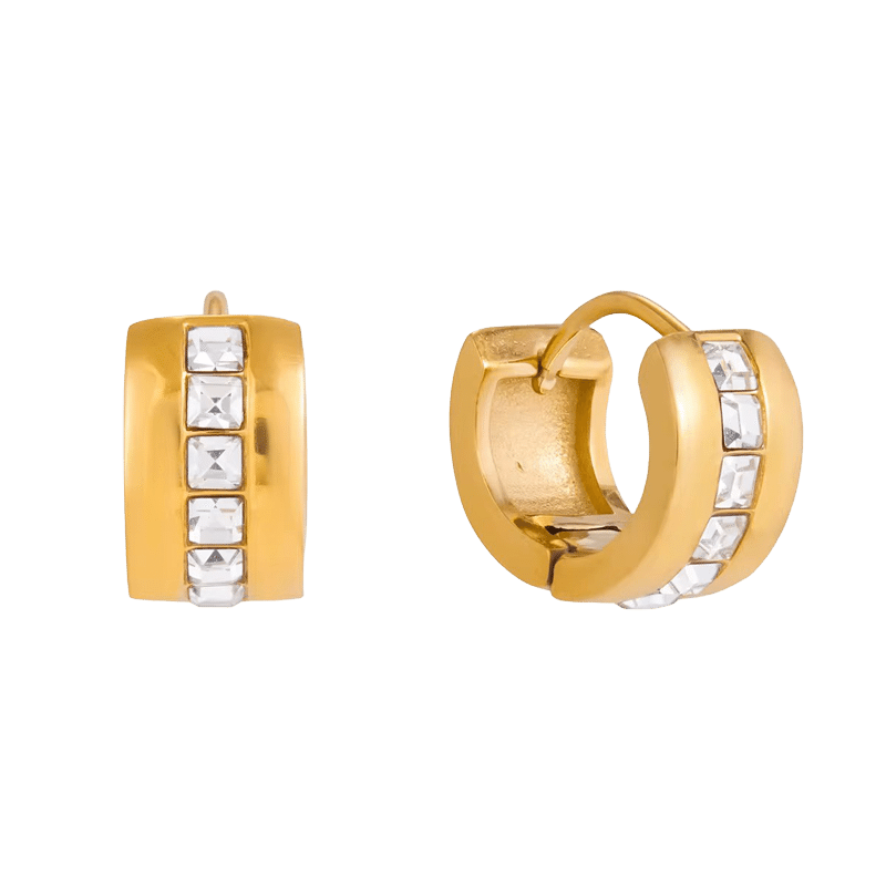 18K Gold Plated Lulu Mini Hoop Earrings