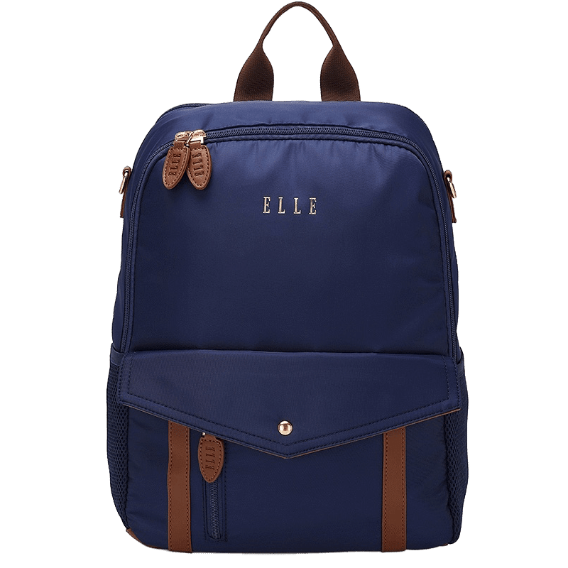 Luxe Journey Twill and Vegan Leather Backpack