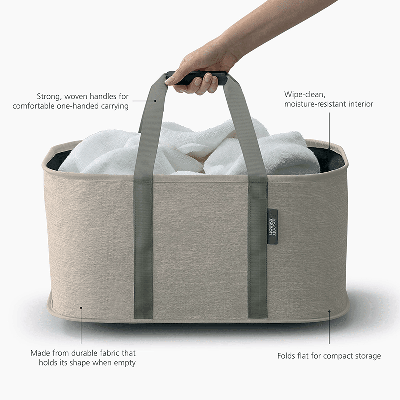 Hold-All 35 Liter Collapsible Laundry Basket