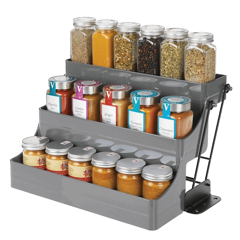 3 Tier Pull Down Spice Rack