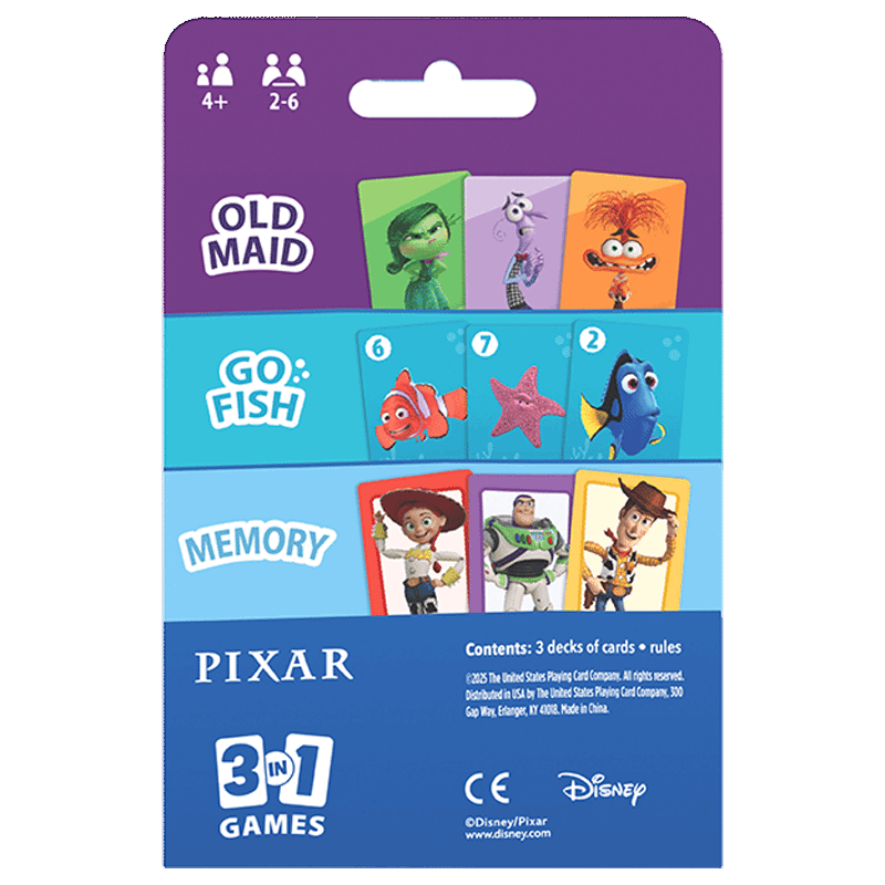 Disney Pixar 3 in 1 Games