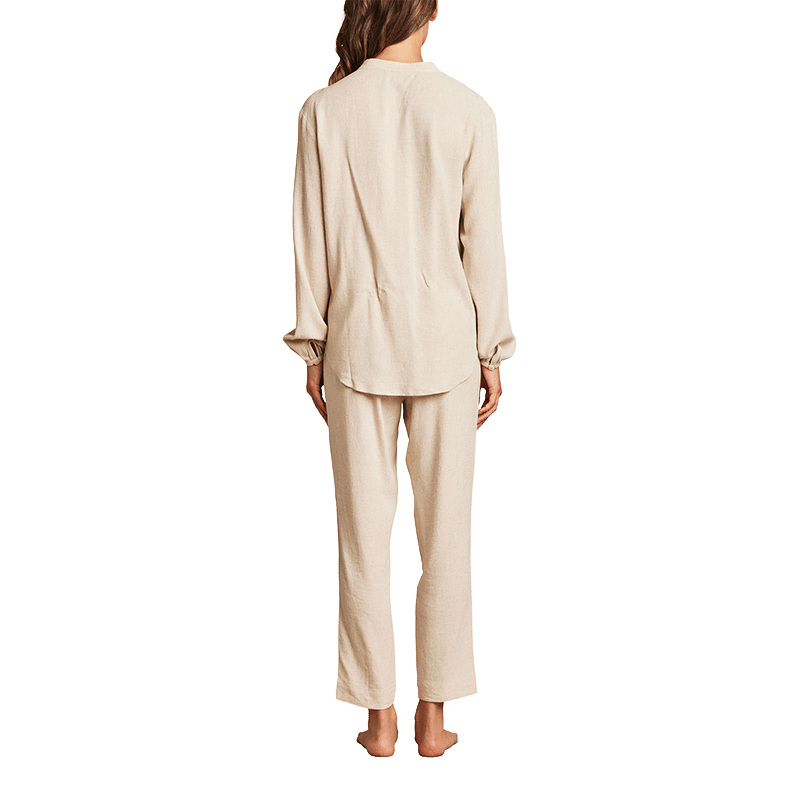 Linen Blend Blouse - S