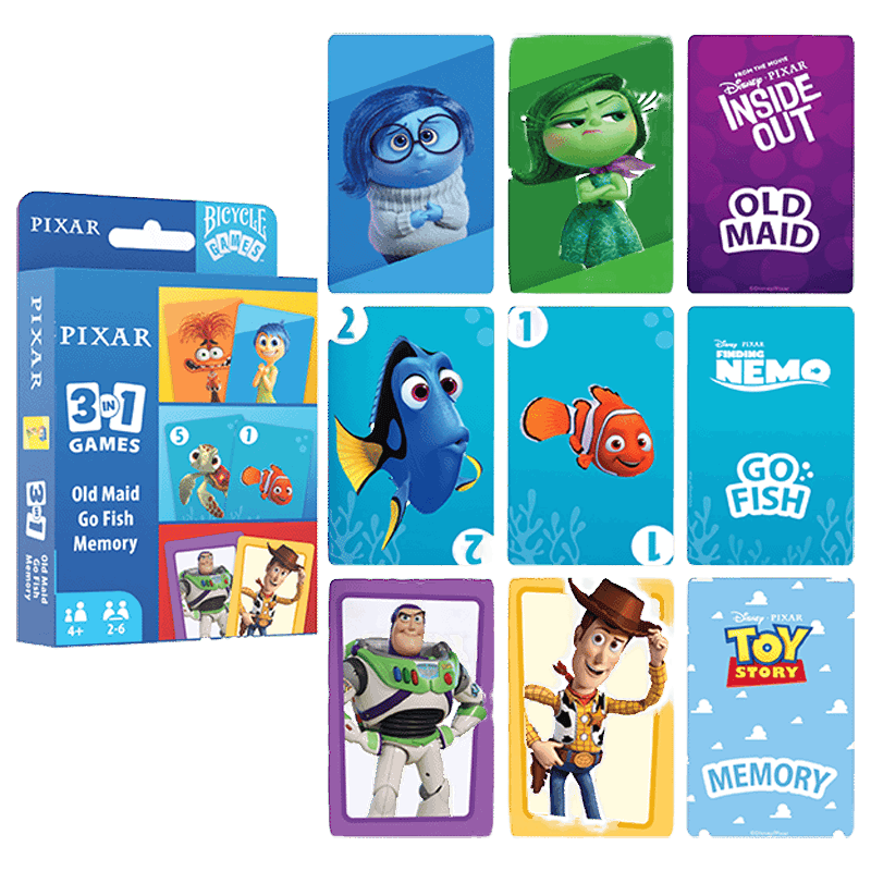 Disney Pixar 3 in 1 Games