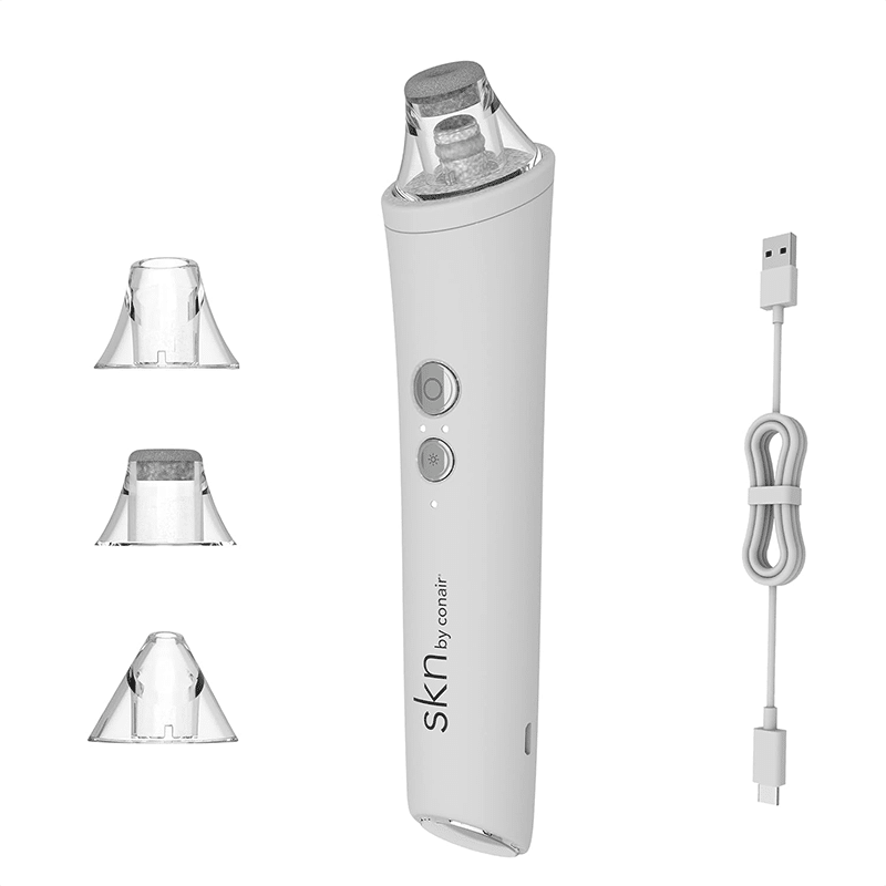 Microdermabrasion Pore Vacuum with Interchangeable Heads