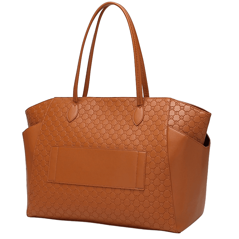 Compass Vegan Leather Monogram Weekender Duffel Bag