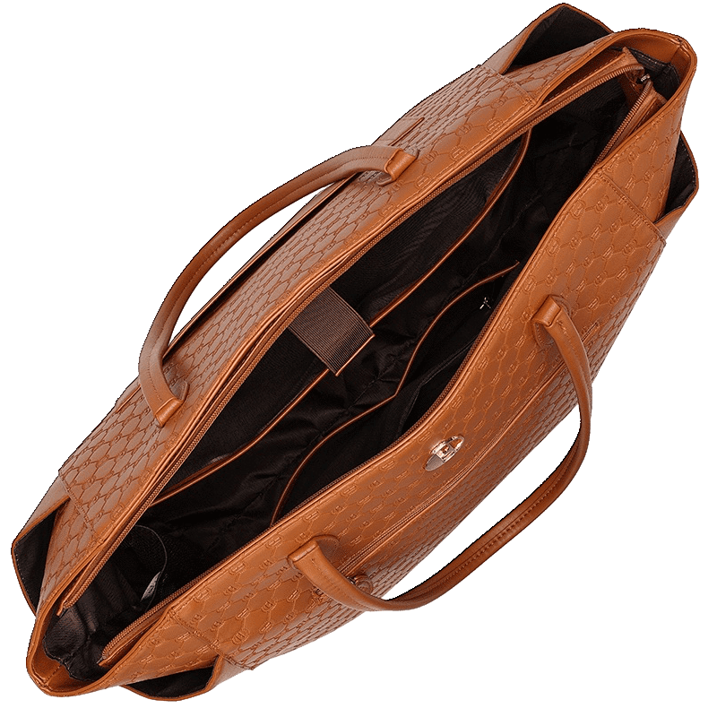 Compass Vegan Leather Monogram Weekender Duffel Bag